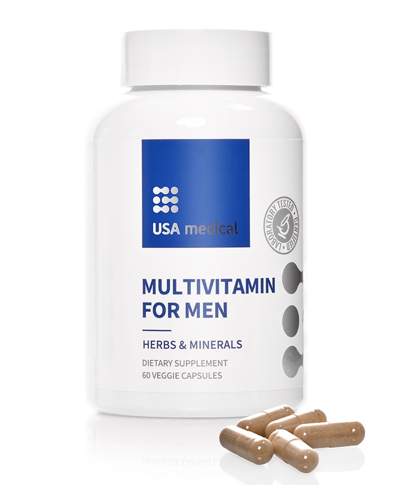 Multivitamin férfiaknak  növényi kivonatokkal  kapszula – 60 db