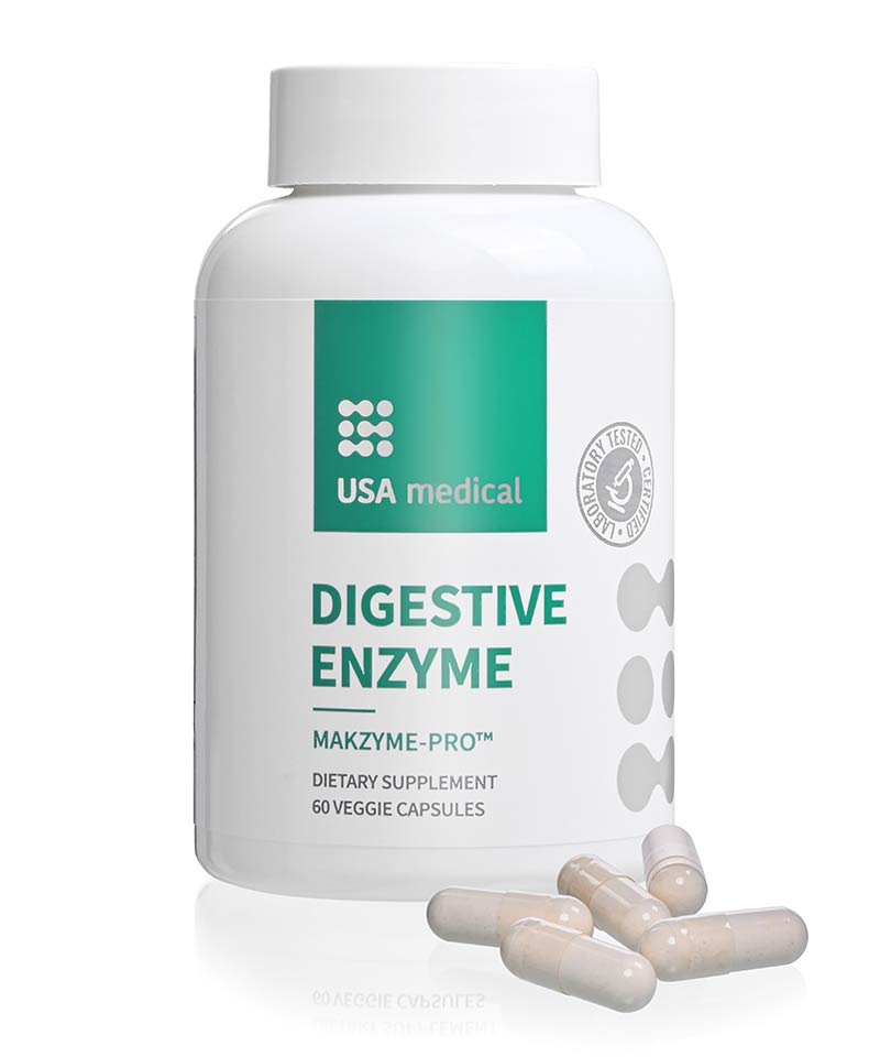 USA medical digestive enzyme 60 db kapszula - 2021