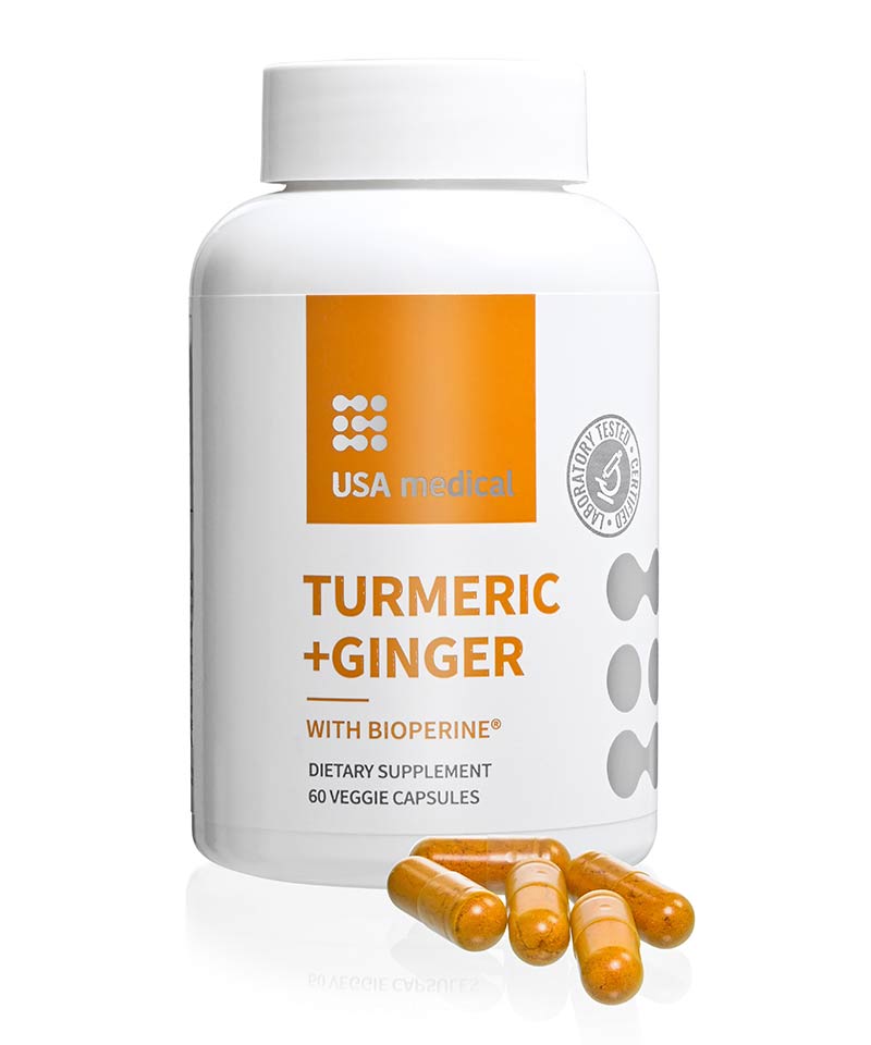 USA medical turmeric ginger 60 db kapszula - 2021