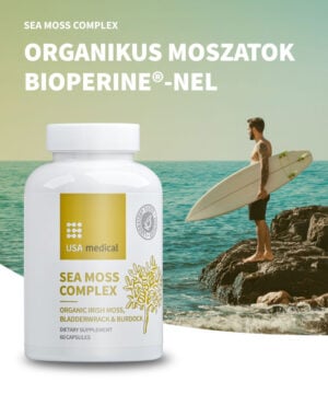 Organikus moszatok bojtorjángyökérrel és BioPerine®-nel 60 db