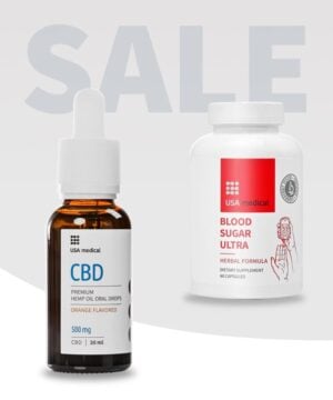 CBD Olaj 500 mg + Blood Sugar Ultra kapszula