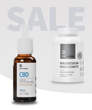 CBD Olaj 500 mg + Magnézium biszglicinát