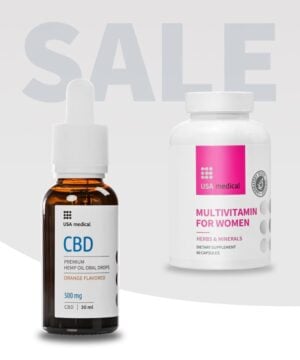 CBD Olaj 500 mg + Multivitamin nőknek kapszula