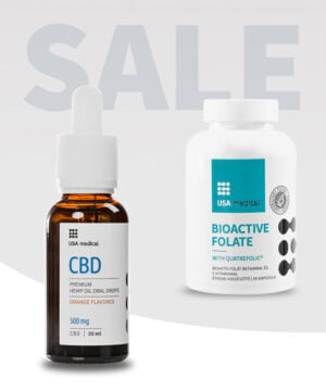 CBD Olaj 500 mg + Bioaktív folát