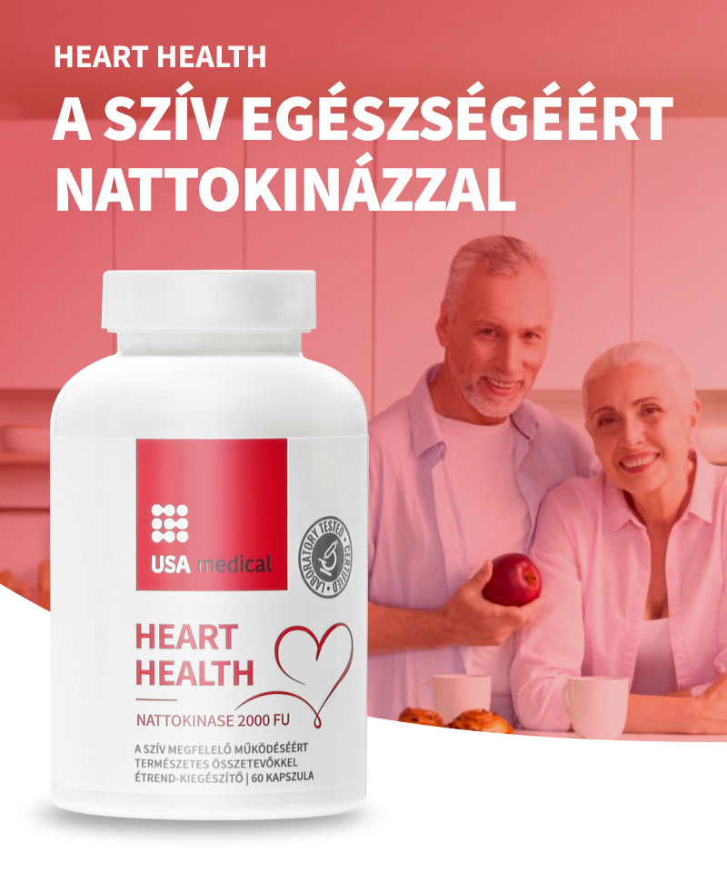 Szív egészség nattokinázzal kapszula 60 db