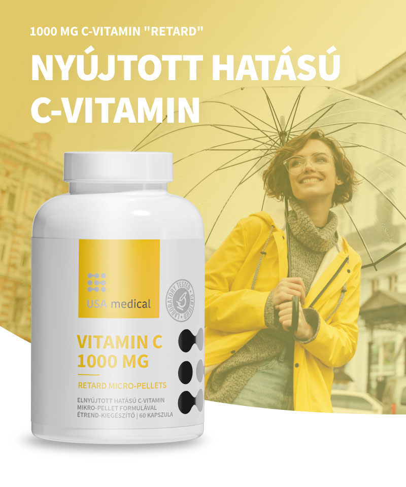C-vitamin 1000 mg Retard kapszula 60 db