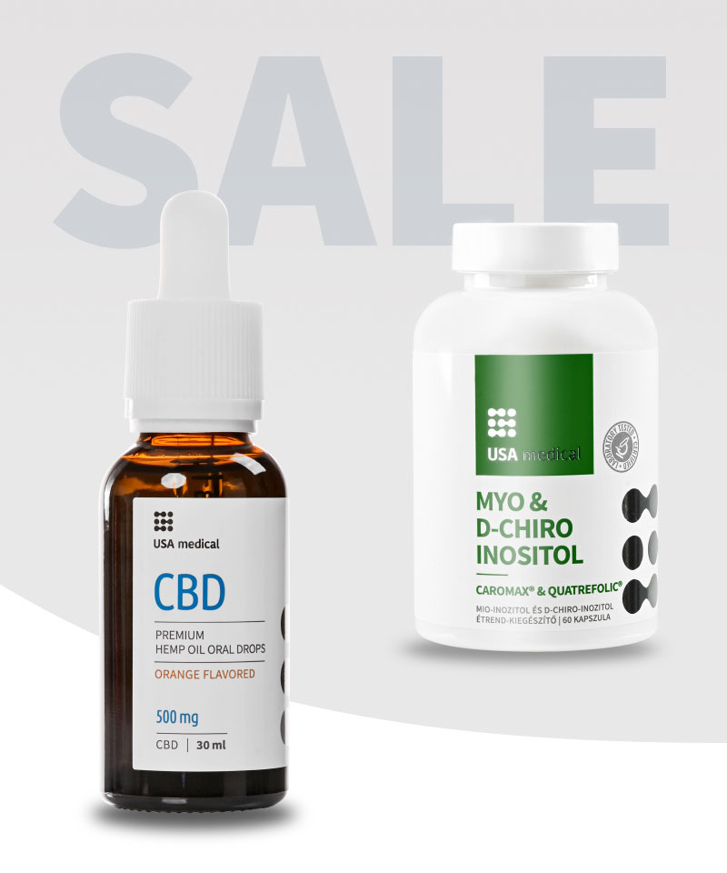 CBD Olaj 500 mg + Myo Inozitol