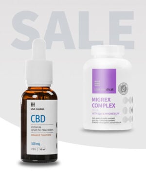 CBD Olaj 500 mg + Őszi margitvirág MIGREX kapszula