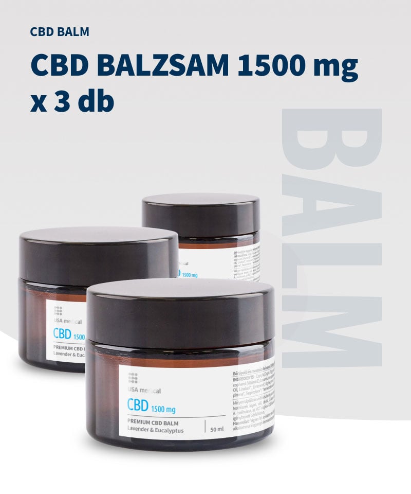 USA medical CBD balzsam - 1500 mg | 50 ml x 3 db