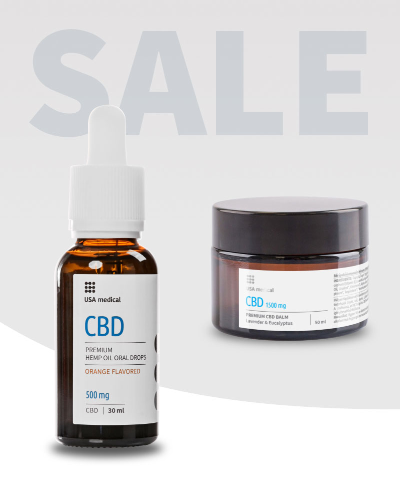 CBD Olaj 500 mg + CBD balzsam 1500 mg