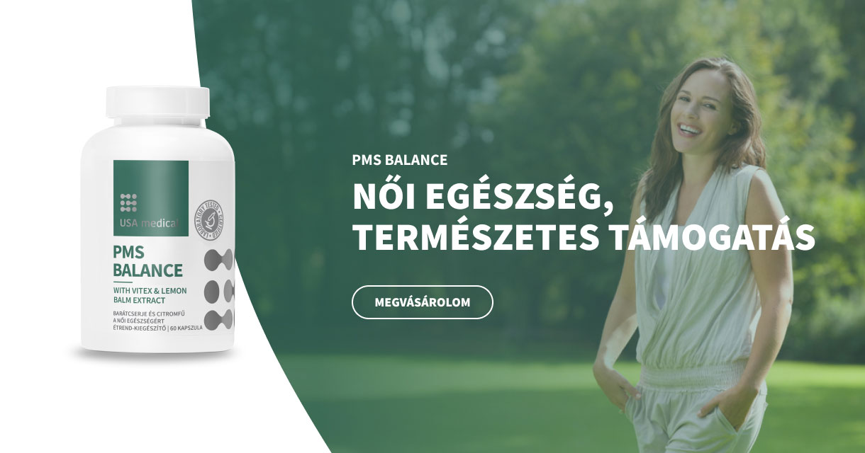 PMS Balance barátcserjével és citromfűvel kapszula 60 db - USA Medical ...