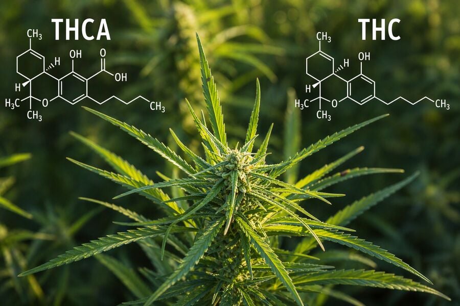 THC vs THCA összehasonlítás, a két elnevezés közti különbségek bemutatása