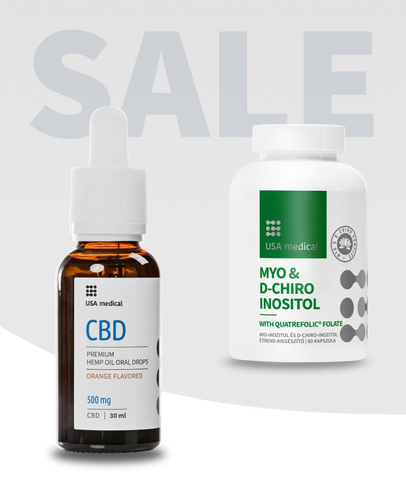 CBD Olaj 500 mg + Myo Inozitol