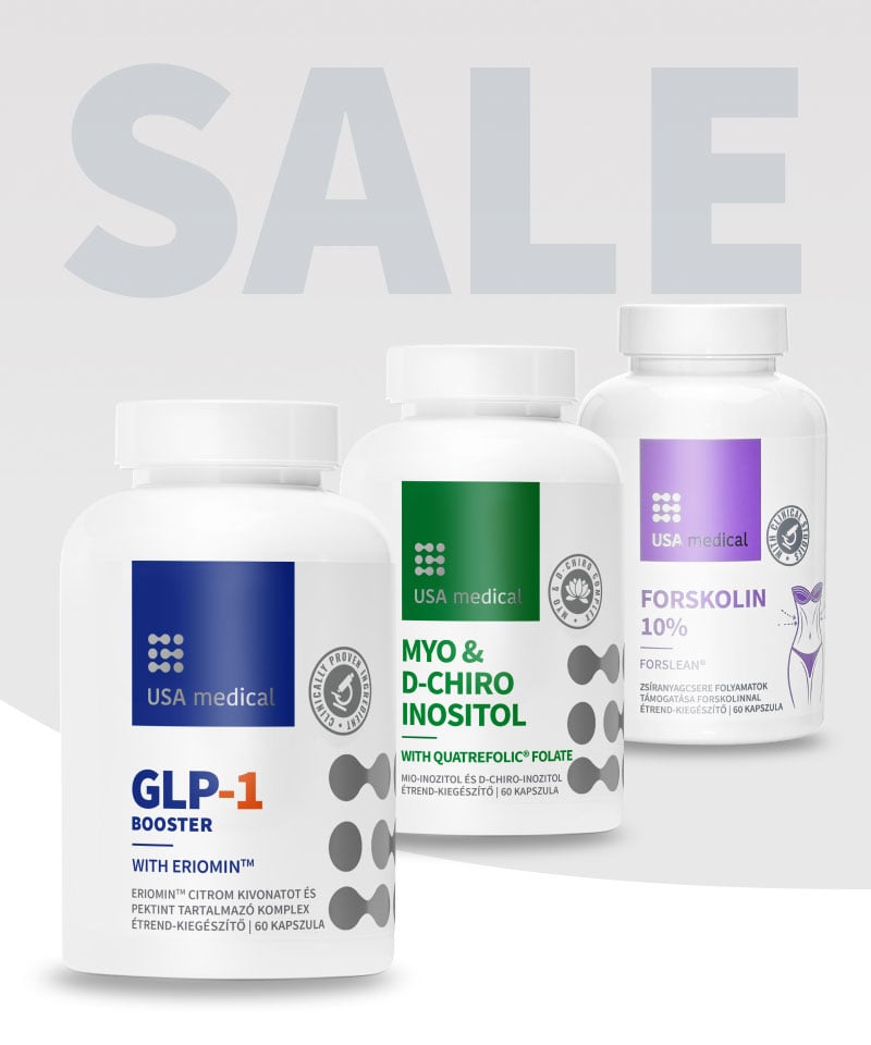 GLP-1 Booster + Mio Inozitol és D-Chiro Inozitol + Forskolin