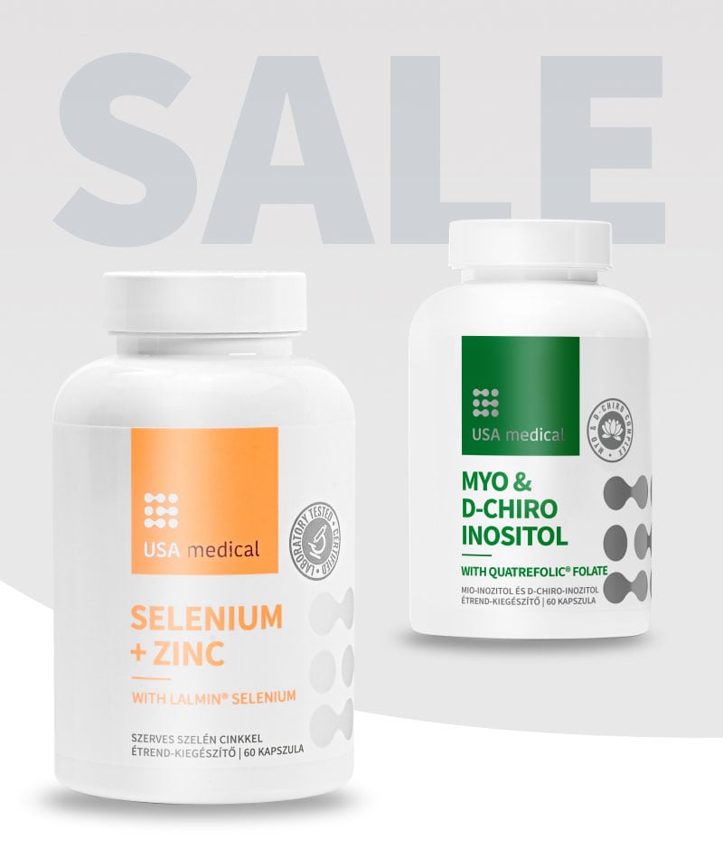 Szerves Lalmin® szelén cinkkel + Mio-Inozitol és D-Chiro Inozitol
