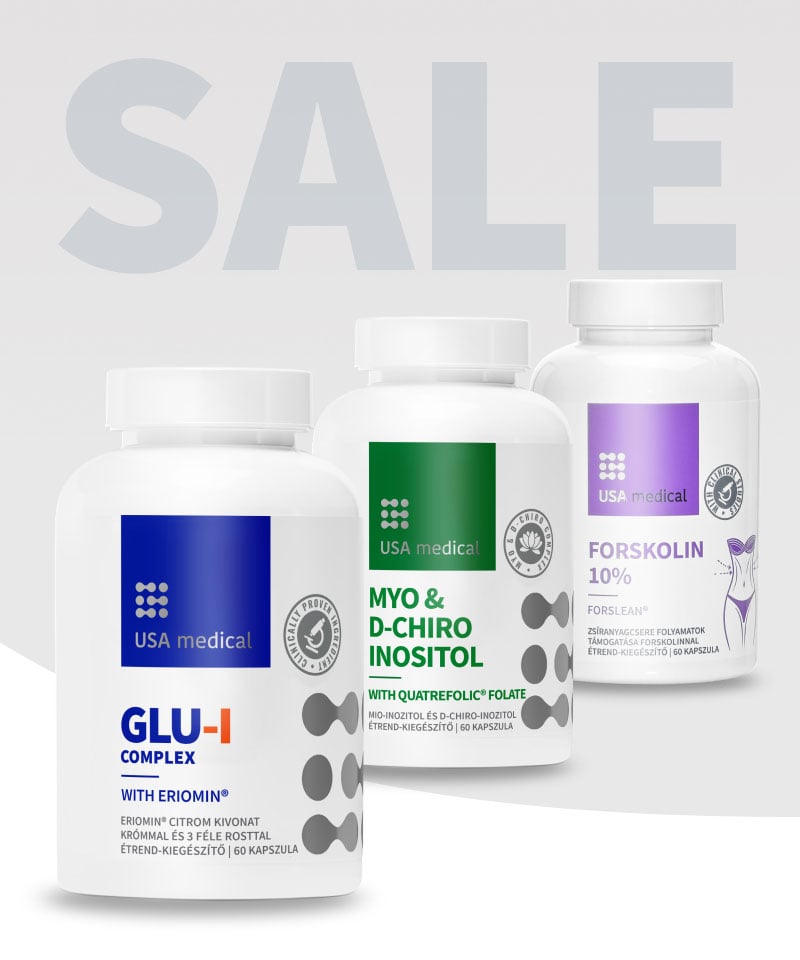 GLU-I Complex + Mio Inozitol és D-Chiro Inozitol + Forskolin