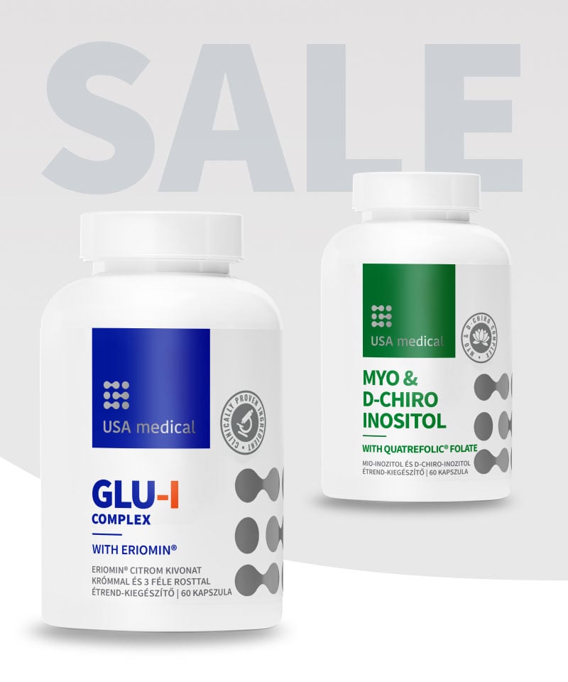 GLU-I Complex kapszula + Mio Inozitol és D-Chiro Inozitol kapszula