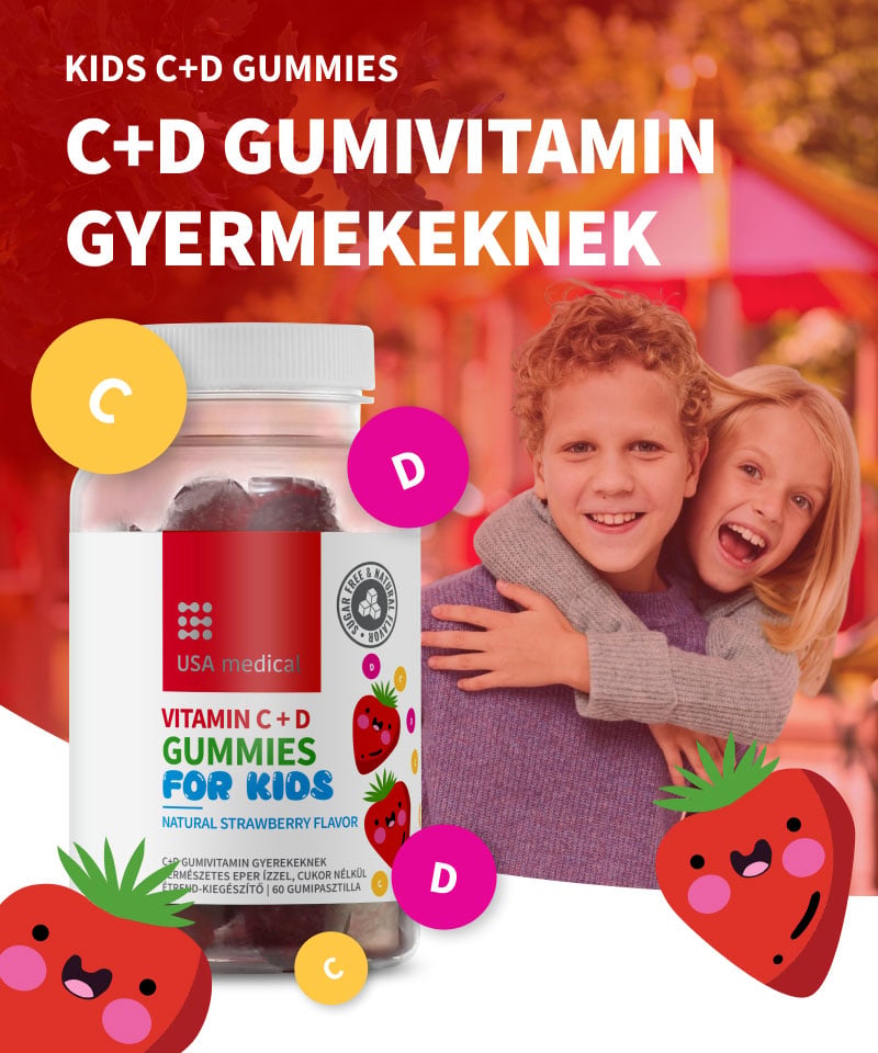 C+D gumivitamin gyerekeknek 60 db