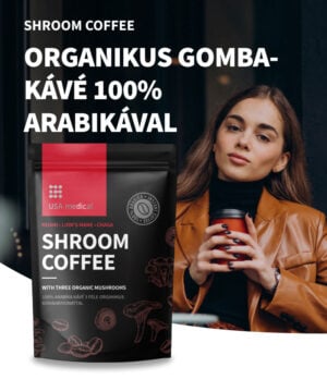 Gomba kávé 100% arabikával és 3 organikus gombakivonattal