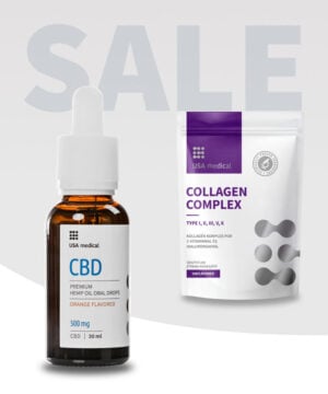 CBD Olaj 500 mg + Collagen Complex Por