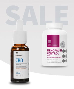 CBD Olaj 500 mg + Menopauza Kontroll kapszula