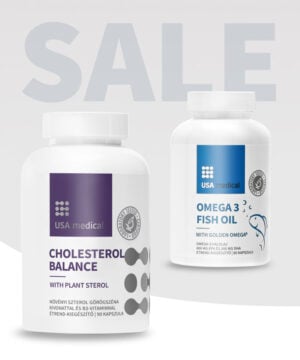 Koleszterin Balansz kapszula + Omega 3 halolaj kapszula